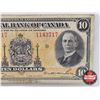 Image 3 : The Royal Bank of Canada $10 Bill 1935 : Dobson/Wilson #1143717