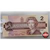 Image 2 : Canada Bills "Bird Series" (3) "X" Replacements : - 1986 $2 Bill : Thiessen/Crow #EBX3182507 - 1986 