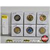 Image 1 : Canada 2026 Coins (6 Coins) : Toonie (3) ; Loonie (2) ; Fifty Cent