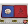 Image 1 : Royal Mint : Silver Jubilee 1935 Medallion : King George V & Queen Mary  (No COA : Sterling Silver)