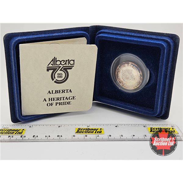 Canada  - Alberta 75 Medallion : 1980 Sherritt Mint