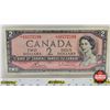 Image 2 : Canada $2 Bill 1954 *Replacement : Bouey/Rasminsky # *AG0372189 (CCCS Cert : VF-20 : Very-Fine : Rep