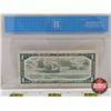 Image 5 : Canada $1 Bill 1954 *Replacement : Beattie/Rasminsky # *BM0298607 (CCCS Cert : VF-20 : Very-Fine : R