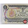 Image 3 : Canada $1 Bill 1973 *Replacement : Lawson/Bouey # *FV6355048 (CCCS Cert : F-15 : Fine : Replacement)