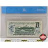Image 5 : Canada $1 Bill 1973 *Replacement : Lawson/Bouey # *FV6355048 (CCCS Cert : F-15 : Fine : Replacement)