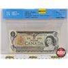 Image 1 : Canada $1 Bill 1973 *Replacement : Lawson/Bouey # *FV6477395 (CCCS Cert : AU-55: Almost Uncirculated