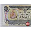 Image 3 : Canada $1 Bill 1973 *Replacement : Lawson/Bouey # *FV6477395 (CCCS Cert : AU-55: Almost Uncirculated