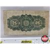 Image 4 : Dominion of Canada 1923 Twenty Five Cent "Shinplaster" : McCavour/Saunders #572148 (CCCS Cert : F-12