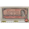 Image 2 : Canada $2 Bill 1954 : Lawson/Bouey #RG2909979 (CCCS Cert : VF-20 : Very-Fine)