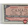 Image 3 : Canada $2 Bill 1954 : Lawson/Bouey #RG2909979 (CCCS Cert : VF-20 : Very-Fine)