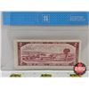 Image 5 : Canada $2 Bill 1954 : Lawson/Bouey #RG6680000 (CCCS Cert : VF-25 : Very-Fine)