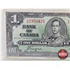 Image 3 : Bank of Canada $1 Bill 1937 : Coyne/Towers #AN2353425 (CCCS Cert : VF-20 : Very-Fine)