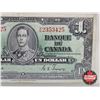 Image 4 : Bank of Canada $1 Bill 1937 : Coyne/Towers #AN2353425 (CCCS Cert : VF-20 : Very-Fine)
