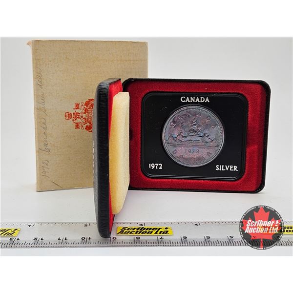 RCM Canada Silver Dollar 1972 (Black Case)