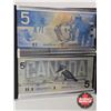 Image 3 : Bank of Canada : Lasting Impressions Vives $5 Set
