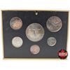 Image 2 : Bank of Montreal : Canadian Wildlife Designs on 1967 Centennial Coins : 6-Coin Set  (Two-Sided Unit 