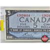 Image 2 : Canada $5 Bill 1954 : Bouey/Rasminsky #TX2624414
