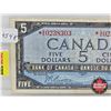 Image 2 : Canada $5 Bill 1954 *Replacement : Beattie/Rasminsky # *SS0238303