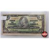 Image 2 : Canada 1937 Coin/Bill Collector Combo (5) : - $1 Bill : Gordon/Towers #HL7164717 - Five Cent Dot - T