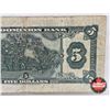 Image 6 : The Dominion Bank $5 Bill 1935 : Dawson/Carlisle #864409