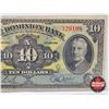 Image 3 : The Dominion Bank $10 Bill 1938 : Carlisle/Rae #329108