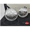 Image 2 : RCM Canada 2004 Fine Silver 4-Coin Set : The Arctic Fox One Ounce ; 1/2 Ounce 1/4 Ounce; 1/10 Ounce 