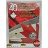 Image 1 : RCM Canada 2005 Brilliant Uncirculated Silver Dollar & CD-Rom : 40th Anniversary of the Canadian Fla