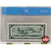 Image 5 : Canada $1 Bill 1954 : Beattie/Rasminsky GN6732086 (CCCS Cert : AU-55 : Almost Uncirculated)