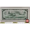 Image 6 : Canada $1 Bill 1954 : Beattie/Rasminsky GN6732086 (CCCS Cert : AU-55 : Almost Uncirculated)