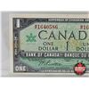 Image 3 : Canada $1 Bill 1967 : Beattie/Rasminsky #MP1640586 (CCCS Cert : VF-20 : Very Fine : Short Run)