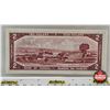 Image 6 : Canada $2 Bill 1954 : Lawson/Bouey #RG4787856 (CCCS Cert : AU-50 : Almost Uncirculated)