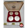 Image 1 : RCM Olympic Coin Proof Set : Series II Olympic Coins : Ancient Olympic Motifs : (Copyright 1972 COJO