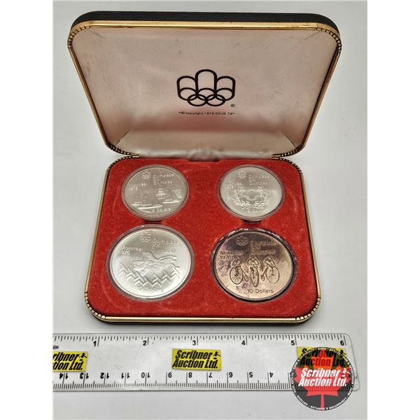 RCM Olympic Coin Proof Set : Series III Olympic Coins : Early Canadian Sports : (Copyright 1972 COJO