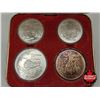 Image 2 : RCM Olympic Coin Proof Set : Series III Olympic Coins : Early Canadian Sports : (Copyright 1972 COJO