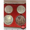 Image 3 : RCM Olympic Coin Proof Set : Series III Olympic Coins : Early Canadian Sports : (Copyright 1972 COJO