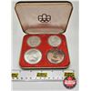 Image 4 : RCM Olympic Coin Proof Set : Series III Olympic Coins : Early Canadian Sports : (Copyright 1972 COJO