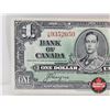 Image 3 : Bank of Canada $1 Bill 1937 : Coyne/Towers #UM9352050 (CCCS Cert : EF-45 : Extra-Fine)