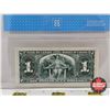 Image 5 : Bank of Canada $1 Bill 1937 : Coyne/Towers #UM9352050 (CCCS Cert : EF-45 : Extra-Fine)
