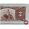 Image 8 : Bank of Canada $2 Bill 1937 : Coyne/Towers #CR2744808 (CCCS Cert : VF-30 : Very-Fine : Tears)