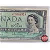 Image 4 : Canada $1 Bill 1967 *Replacement : Beattie/Rasminsky # *NO0048578 (CCCS Cert : VF-20 : Very-Fine : R