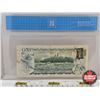 Image 5 : Canada $1 Bill 1973 *Replacement : Lawson/Bouey # *OL2130417 (CCCS Cert : VF-20 : Very-Fine : Replac