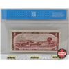 Image 5 : Canada $2 Bill 1954 : Lawson/Bouey #VG0282583 (CCCS Cert : VF-20 : Very-Fine : Short Run)