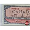 Image 3 : Canada $2 Bill 1954 : Lawson/Bouey #VG2202054 (CCCS Cert : VF-25 : Very-Fine : Short Run)