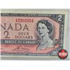 Image 4 : Canada $2 Bill 1954 : Lawson/Bouey #VG2202054 (CCCS Cert : VF-25 : Very-Fine : Short Run)