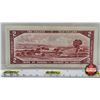 Image 6 : Canada $2 Bill 1954 : Lawson/Bouey #VG2202054 (CCCS Cert : VF-25 : Very-Fine : Short Run)
