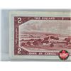Image 7 : Canada $2 Bill 1954 : Lawson/Bouey #VG2202054 (CCCS Cert : VF-25 : Very-Fine : Short Run)