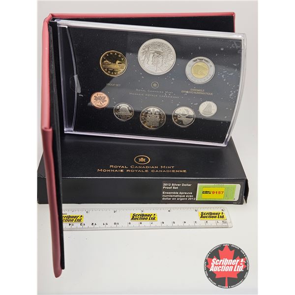 RCM Canada 2012 Silver Dollar Proof Set : War of 1812 : Building Unity - The Seeds of a Nation (COA 