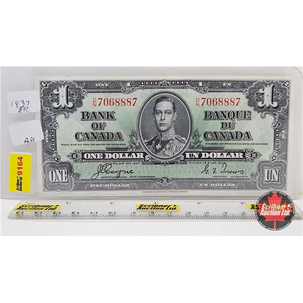 Bank of Canada $1 Bill 1937 : Coyne/Towers #DN7068887