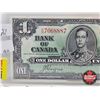 Image 2 : Bank of Canada $1 Bill 1937 : Coyne/Towers #DN7068887