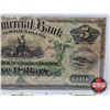 Image 3 : Commercial Bank of Newfoundland 1888 $5 Bill : #28061